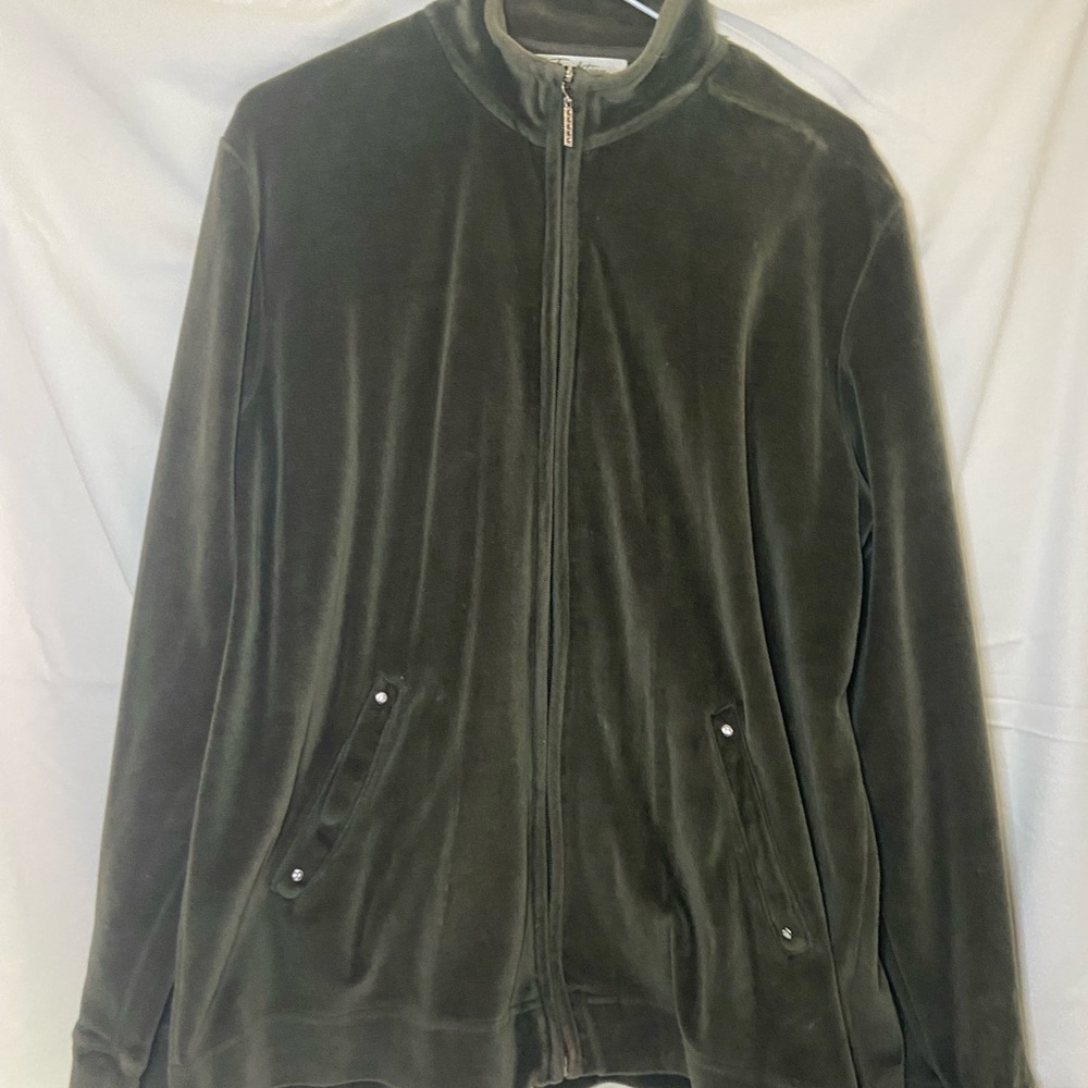 ☾.݁ᛪ༙ Men's Large Tradition Country Collection Olive Green Jacket